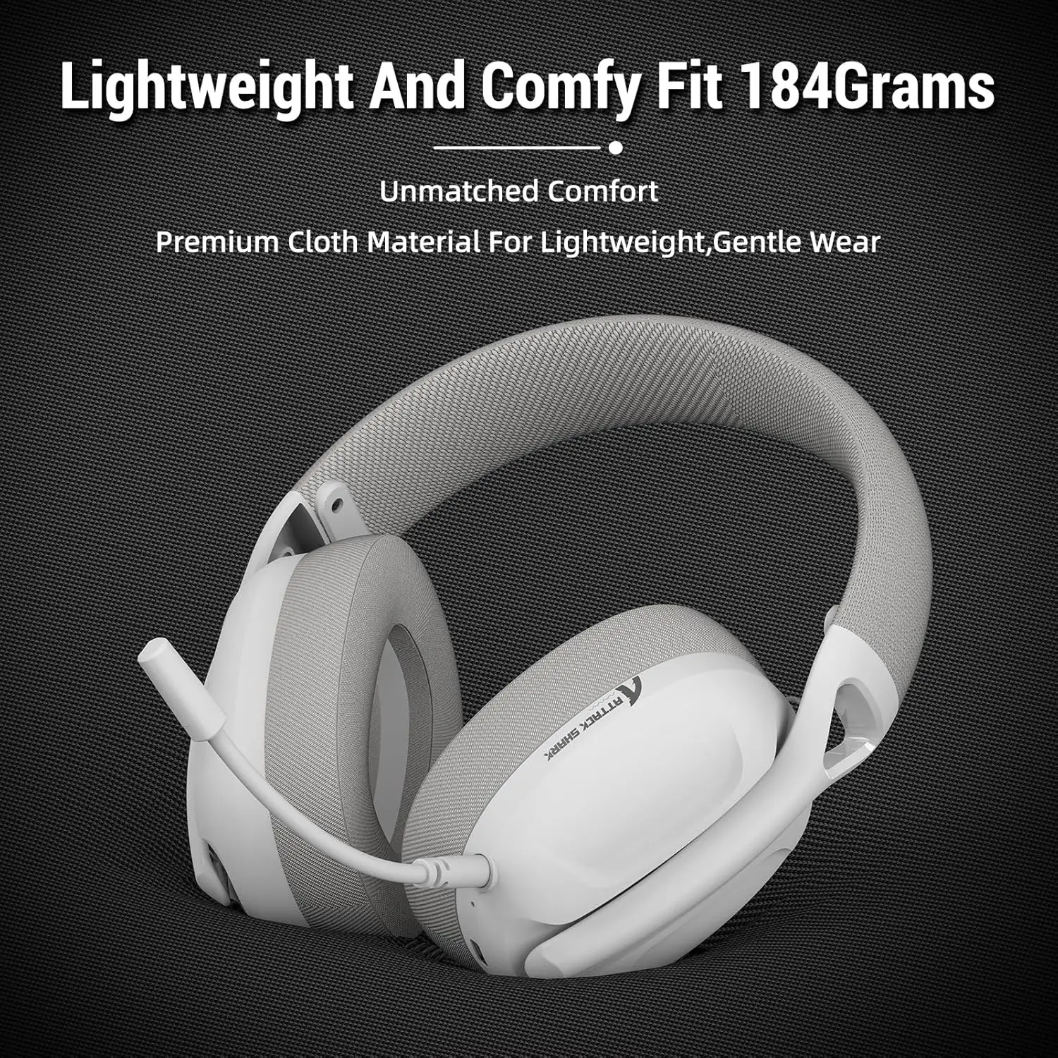 ATTACK SHARK L80 Wireless Gaming Headset, 2.4Ghz USB Gaming Headphones with Bluetooth 5.2, 50H Battery, Noise Canceling Mic
ATTACK SHARK L80 Wireless Gaming Headset, 2.4Ghz USB Gaming Headphones with Bluetooth 5.2, 50H Battery, Noise Canceling Mic