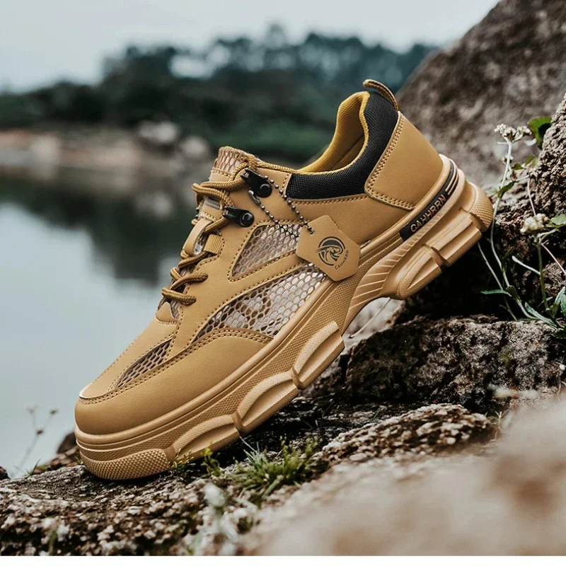 Niche Large Net Hollow Flat Heels Lace-up Men's Large Size New High Quality Color Breathable Mesh Cloth Casual Sneakers
Niche Large Net Hollow Flat Heels Lace-up Men's Large Size New High Quality Color Breathable Mesh Cloth Casual Sneakers