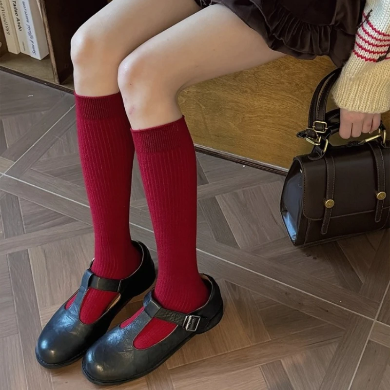 Christmas Socks Stockings Mulberry Silk Wool Solid Color Long Socks Autumn and Winter Fashion Middle Tube Socks New Year Gifts
Christmas Socks Stockings Mulberry Silk Wool Solid Color Long Socks Autumn and Winter Fashion Middle Tube Socks New Year Gifts