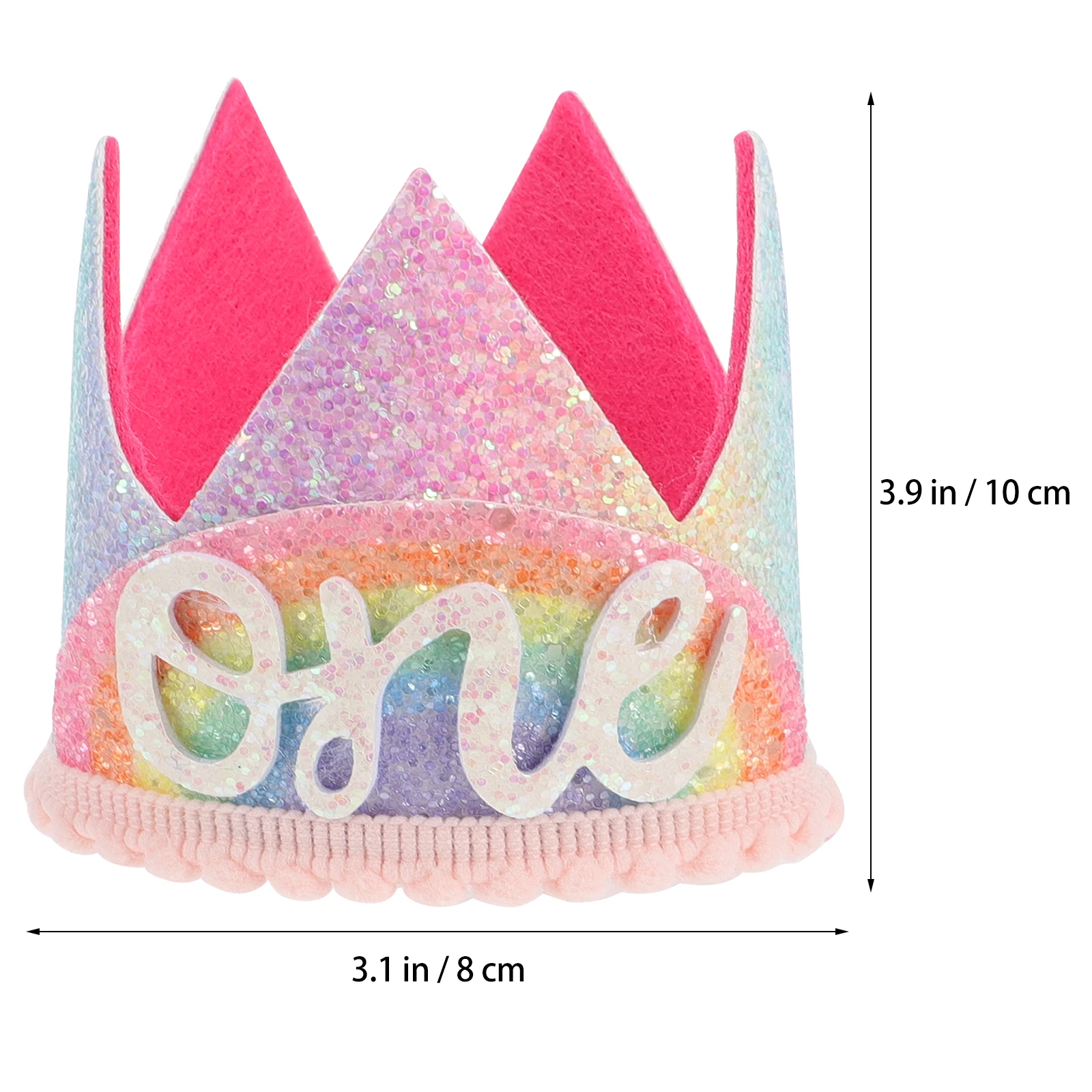 Rainbow Crown Headband Baby Headbands for Girls Birthday Paper Party Hat Boy Infant Tiara
Rainbow Crown Headband Baby Headbands for Girls Birthday Paper Party Hat Boy Infant Tiara