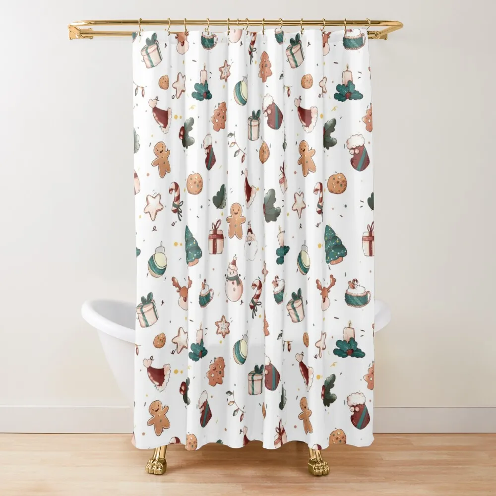 Christmas Pattern - Cute Christmas characters Shower Curtain Bathroom Shower Set Bathroom Decor Bathroom Shower Curtain
Christmas Pattern - Cute Christmas characters Shower Curtain Bathroom Shower Set Bathroom Decor Bathroom Shower Curtain