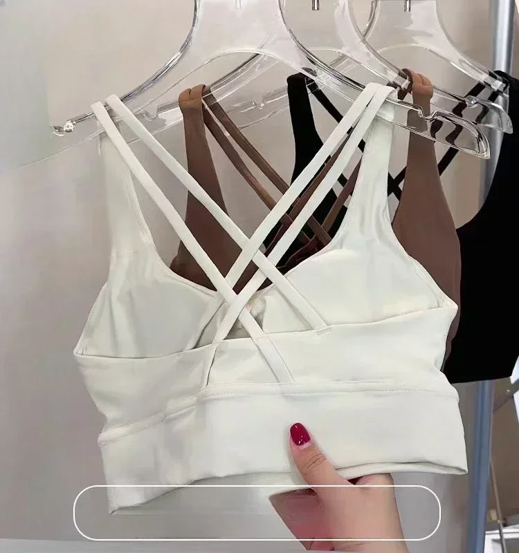 Lemon Women Athletic Fitness Sports Bra Solid Color Cross Sexy Tights Tank Top Bra With Chest Pad Soft Gym Yoga Exercise Vest
Lemon Women Athletic Fitness Sports Bra Solid Color Cross Sexy Tights Tank Top Bra With Chest Pad Soft Gym Yoga Exercise Vest