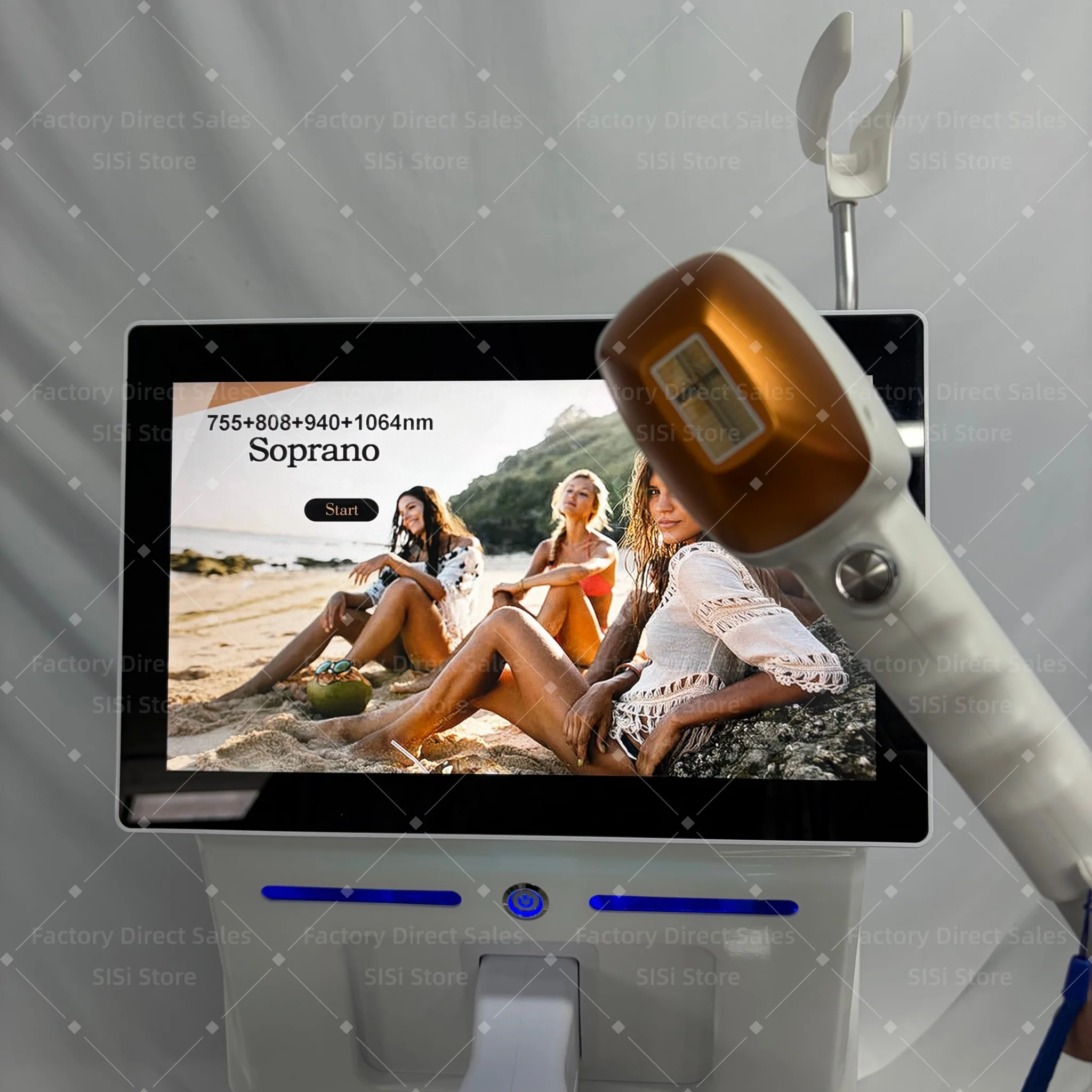 Diode laser 4 Wavelength Hair Removal Machine FAC5000W Ice Platinum Hair Removal 755 808 960 1064nmDiode Laser Salon CE
Diode laser 4 Wavelength Hair Removal Machine FAC5000W Ice Platinum Hair Removal 755 808 960 1064nmDiode Laser Salon CE