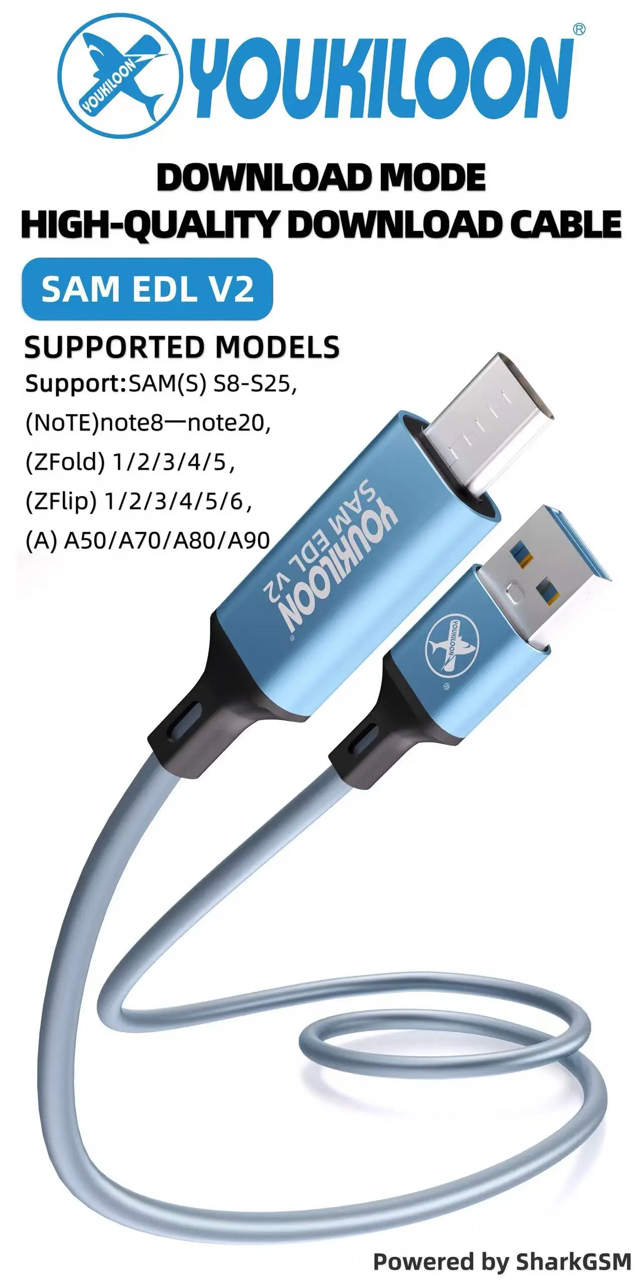 Кабель YOUKILOON EDL V2 для Sam USB EDL CABLE
Кабель YOUKILOON EDL V2 для Sam USB EDL CABLE