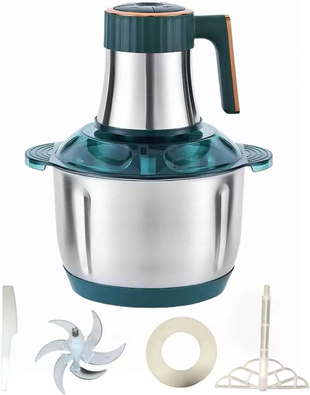 5L Electric Meat Grinder, Stainless Steel Dough Machine, 500w Strong Food Processing Machine, 5-Speed Mode, Used For Dough
5L Electric Meat Grinder, Stainless Steel Dough Machine, 500w Strong Food Processing Machine, 5-Speed Mode, Used For Dough
