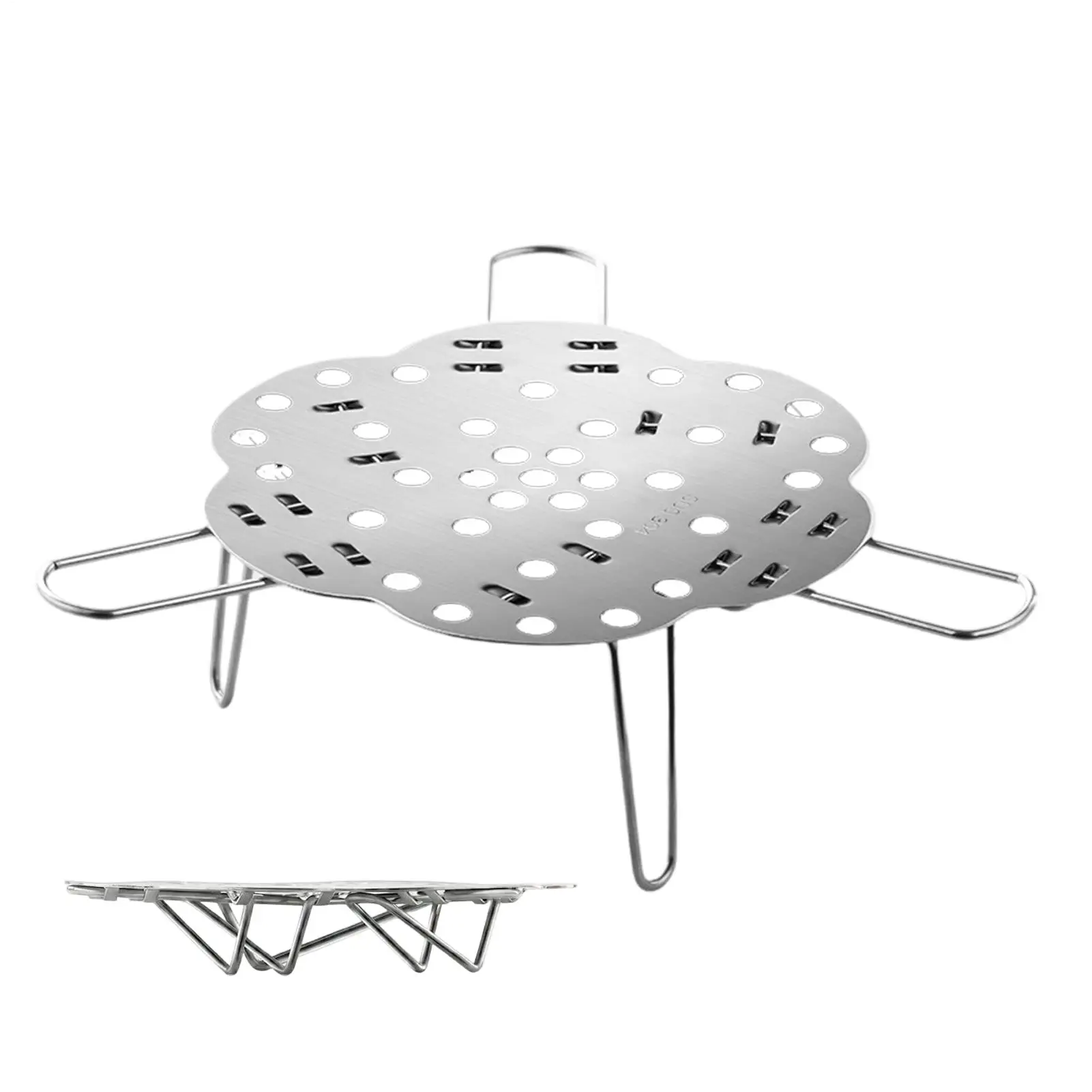 Foldable Steamer Tripod Stainless Steel Steamer Basket With Detachable Legs Adjustable Height Saving-space Steamer Rack
Foldable Steamer Tripod Stainless Steel Steamer Basket With Detachable Legs Adjustable Height Saving-space Steamer Rack