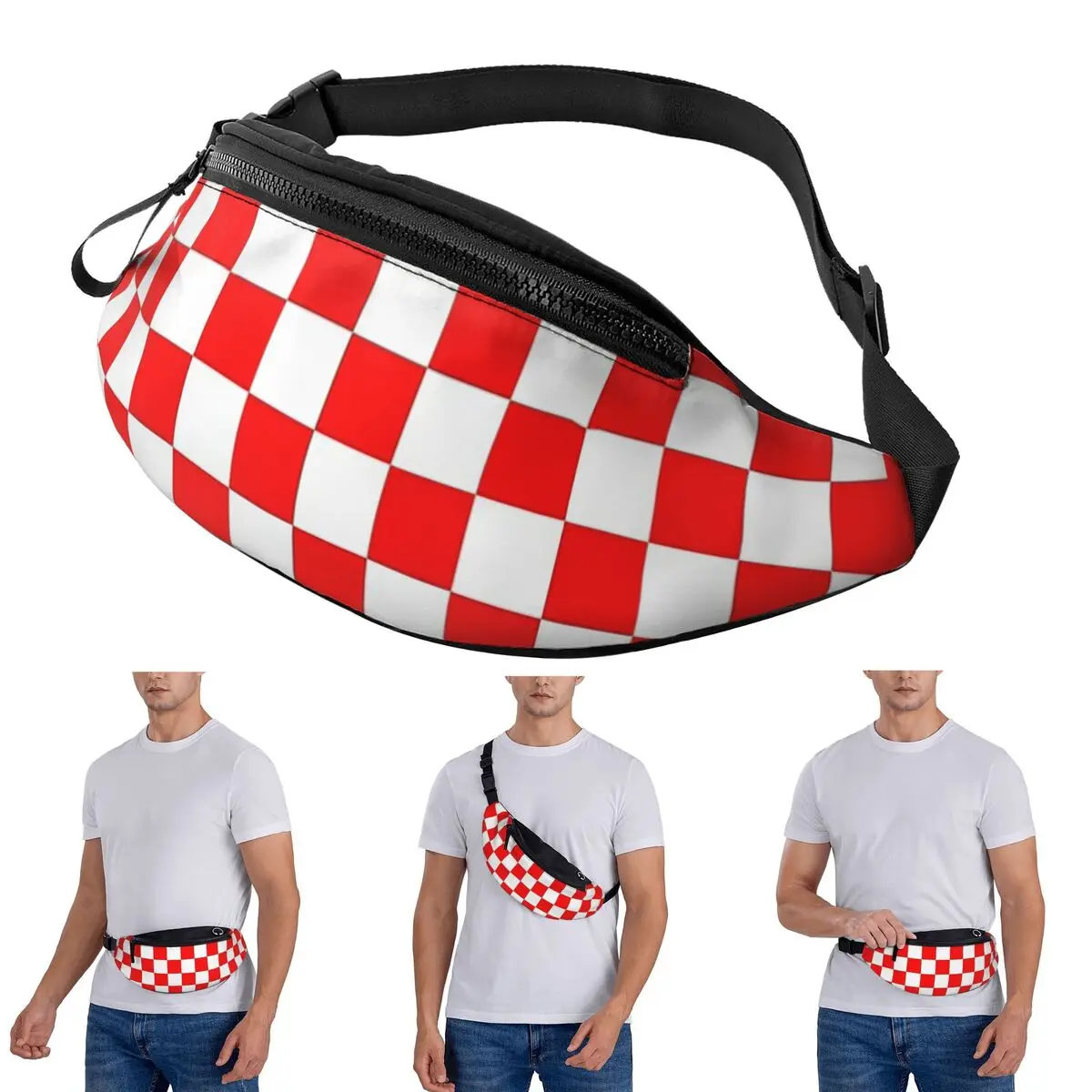 Crossbody Waist Bag Croatia Football Flag Men Women Fanny Pack Travel Running Money Phone Pouch
Crossbody Waist Bag Croatia Football Flag Men Women Fanny Pack Travel Running Money Phone Pouch