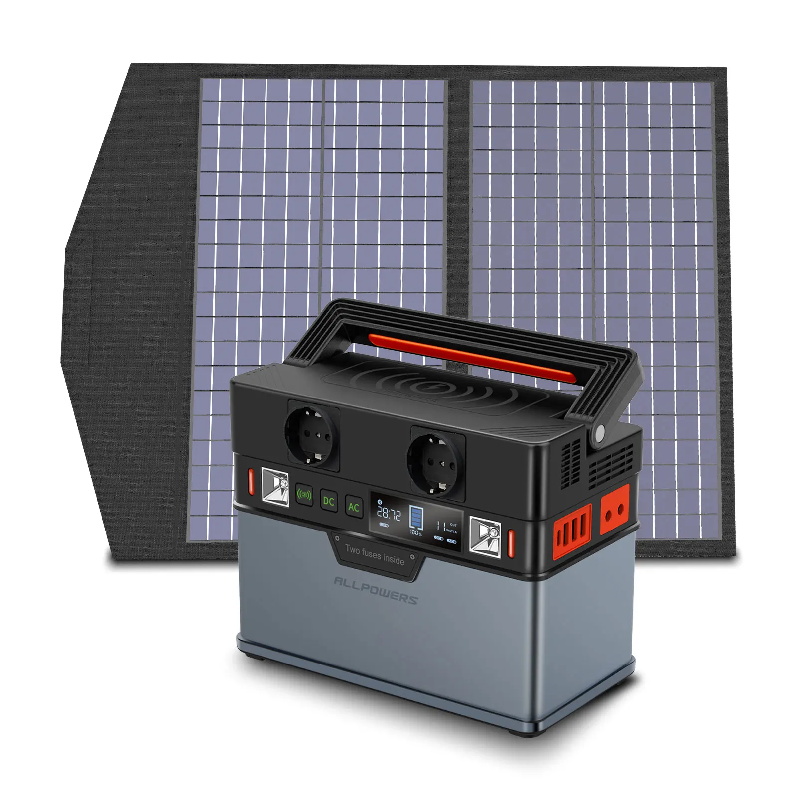 ALLPOWERS 300W Portable Power Station with Solar Panel 100W, 288Wh Solar Generator Solar Power for Outdoor Camping Travel Laptop
ALLPOWERS 300W Portable Power Station with Solar Panel 100W, 288Wh Solar Generator Solar Power for Outdoor Camping Travel Laptop