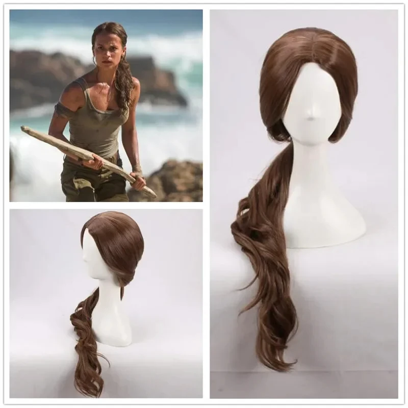 70cm Curly Brown Synthetic Hair Alicia Vikander Role Play Costumes Props Lara Croft Wig Shadow of the Tomb Raider Lara Croft Wig
70cm Curly Brown Synthetic Hair Alicia Vikander Role Play Costumes Props Lara Croft Wig Shadow of the Tomb Raider Lara Croft Wig