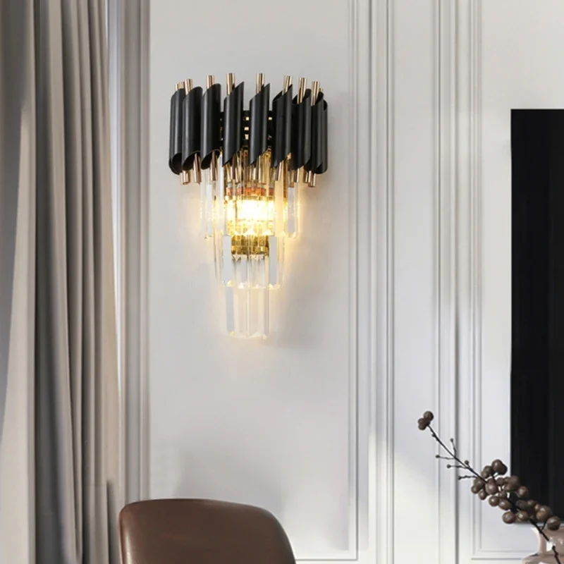 Modern Wall Light Living Room Bedroom Nordic Crystal Wall Lamp Bedside Hallway Corridor Aisle Household Indoor Decor Lighting
Modern Wall Light Living Room Bedroom Nordic Crystal Wall Lamp Bedside Hallway Corridor Aisle Household Indoor Decor Lighting
