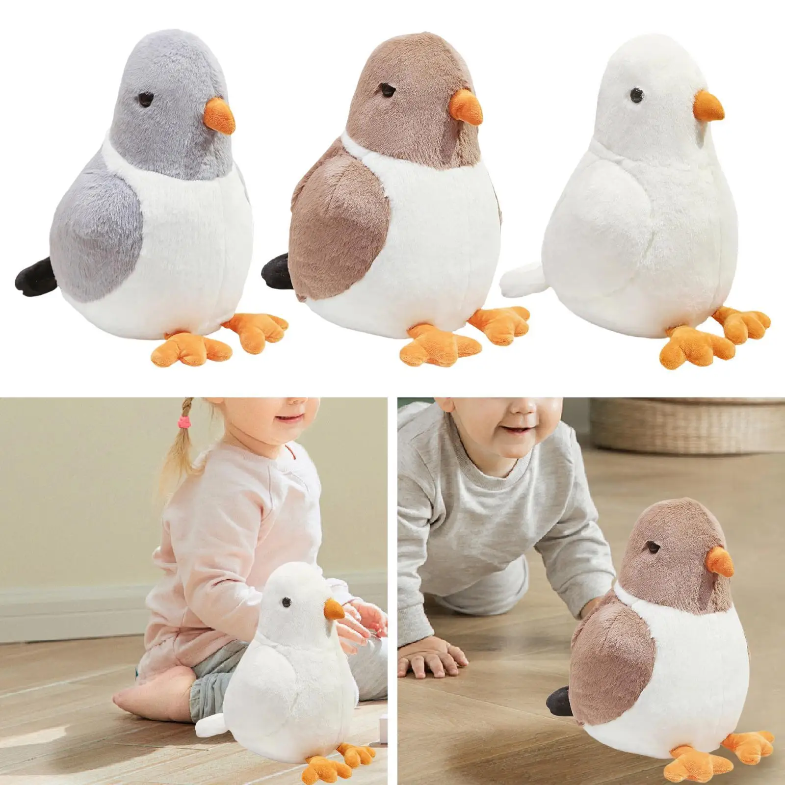 Pigeon Plush Toy Stuffed Animal Realistic Cartoon Comfortable Ornament Home Decor Stuffed Bird for Home Boys Girls Children
Pigeon Plush Toy Stuffed Animal Realistic Cartoon Comfortable Ornament Home Decor Stuffed Bird for Home Boys Girls Children
