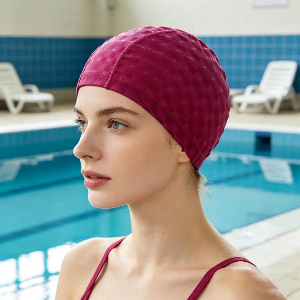 Hair Protection Swim Cap Adults Swimming Cap Adults Water Resistant Swim Cap for Men Women Non-slip Swimming for Short for Pool
Hair Protection Swim Cap Adults Swimming Cap Adults Water Resistant Swim Cap for Men Women Non-slip Swimming for Short for Pool