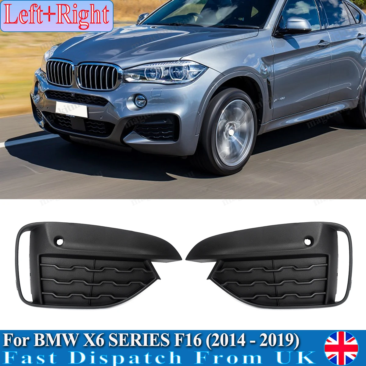 Front Bumper Fog Light Grille Lamp Cover Grill for BMW X6 F16 M Sport XDrive28i 2014 2015 2016 2017 2018 2019
Front Bumper Fog Light Grille Lamp Cover Grill for BMW X6 F16 M Sport XDrive28i 2014 2015 2016 2017 2018 2019