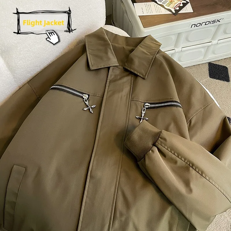 Мужская бейсбольная куртка American Sle, весенне-осенняя верхняя одежда со звездами и молнией, повседневная модная дизайнерская одежда для пар
Мужская бейсбольная куртка American Sle, весенне-осенняя верхняя одежда со звездами и молнией, повседневная модная дизайнерская одежда для пар