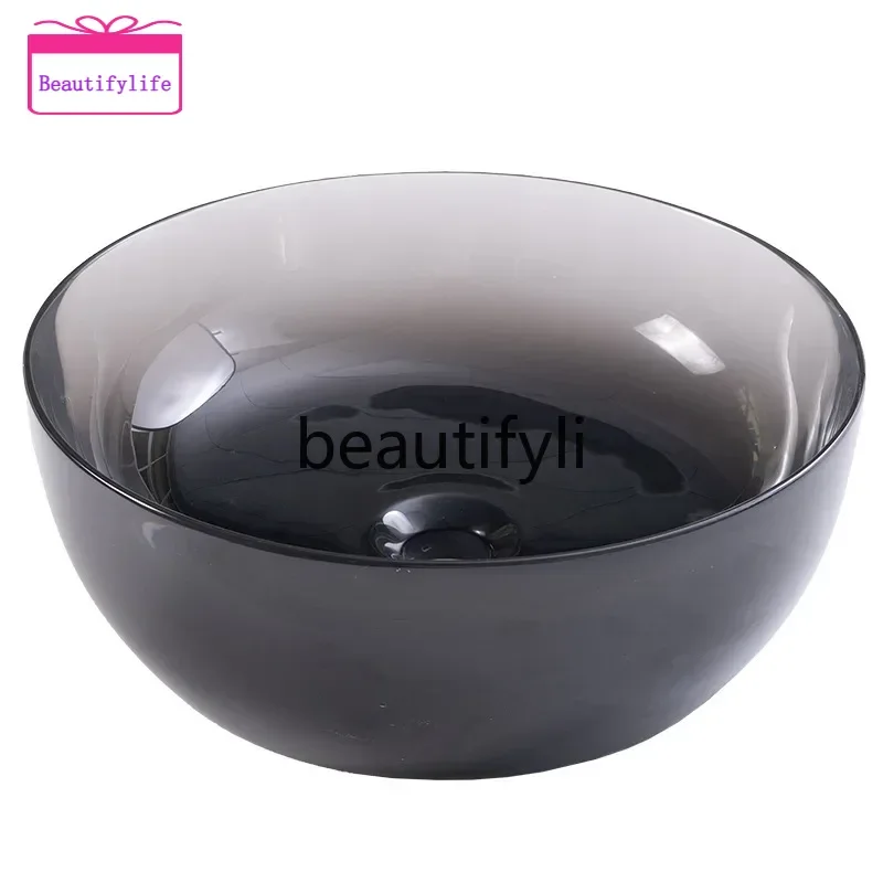 YL Color transparent resin countertop basin Small size bathroom wash basin
YL Color transparent resin countertop basin Small size bathroom wash basin