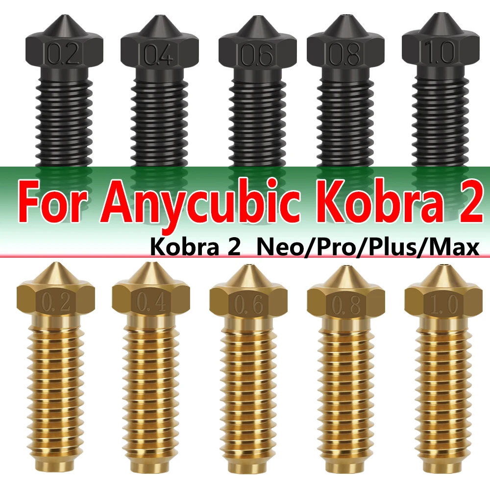Сопло 1,0/0,8/0,6/0,4/0,2 мм для Anycubic Kobra 2, Kobra 2 Neo/Pro/Plus/Max Hotend, аксессуары, насадки
Сопло 1,0/0,8/0,6/0,4/0,2 мм для Anycubic Kobra 2, Kobra 2 Neo/Pro/Plus/Max Hotend, аксессуары, насадки