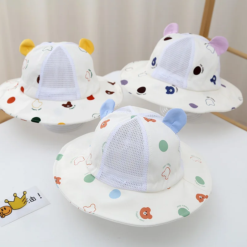Bear Dots Mesh Bucket Hats For Children Summer New Sunhat Kids Fishing Hat Sunshade Visor Boys Girls Outdoor Cartoon Beach Cap
Bear Dots Mesh Bucket Hats For Children Summer New Sunhat Kids Fishing Hat Sunshade Visor Boys Girls Outdoor Cartoon Beach Cap