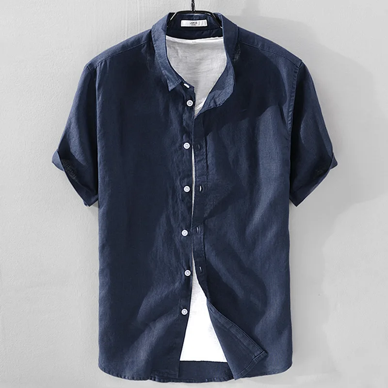 GIOIOM's Shirt, 2025Новая свободная однотонная хлопково-льняная рубашка с короткими рукавами, модный универсальный топ, летний стиль
GIOIOM's Shirt, 2025Новая свободная однотонная хлопково-льняная рубашка с короткими рукавами, модный универсальный топ, летний стиль