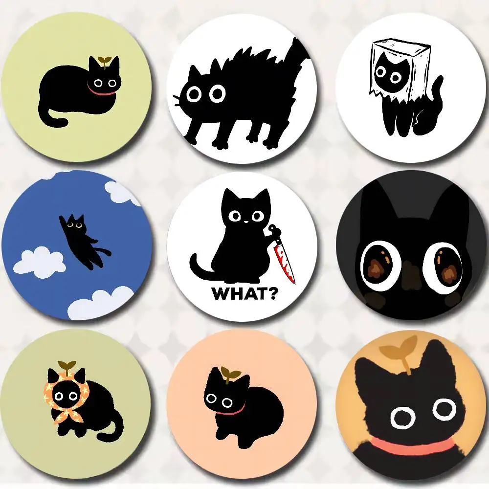 Popular Funny Black Cat Badge Cute Meme Cat Brooch, Humorous Kitty Lapel Pin for Cat Lovers And Backpack Decor
Popular Funny Black Cat Badge Cute Meme Cat Brooch, Humorous Kitty Lapel Pin for Cat Lovers And Backpack Decor