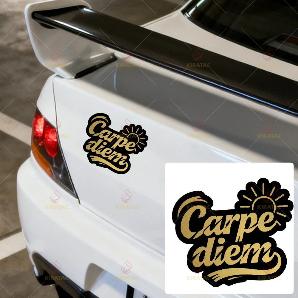 Carpe Diem Sun Script Sticker, Multi-color Waterproof Motivational Decal For Truck Motorcycle Laptop Water Bottle Car Body
Carpe Diem Sun Script Sticker, Multi-color Waterproof Motivational Decal For Truck Motorcycle Laptop Water Bottle Car Body