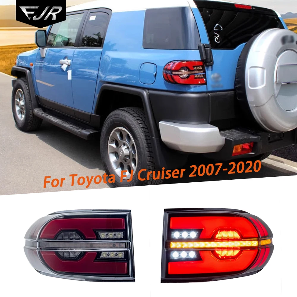 For Toyota FJ Cruiser 2007-2015 LED Taillight Modification Flow Turn Signal Rear Tail Light Assemblies Dynamic Driving Lights
For Toyota FJ Cruiser 2007-2015 LED Taillight Modification Flow Turn Signal Rear Tail Light Assemblies Dynamic Driving Lights