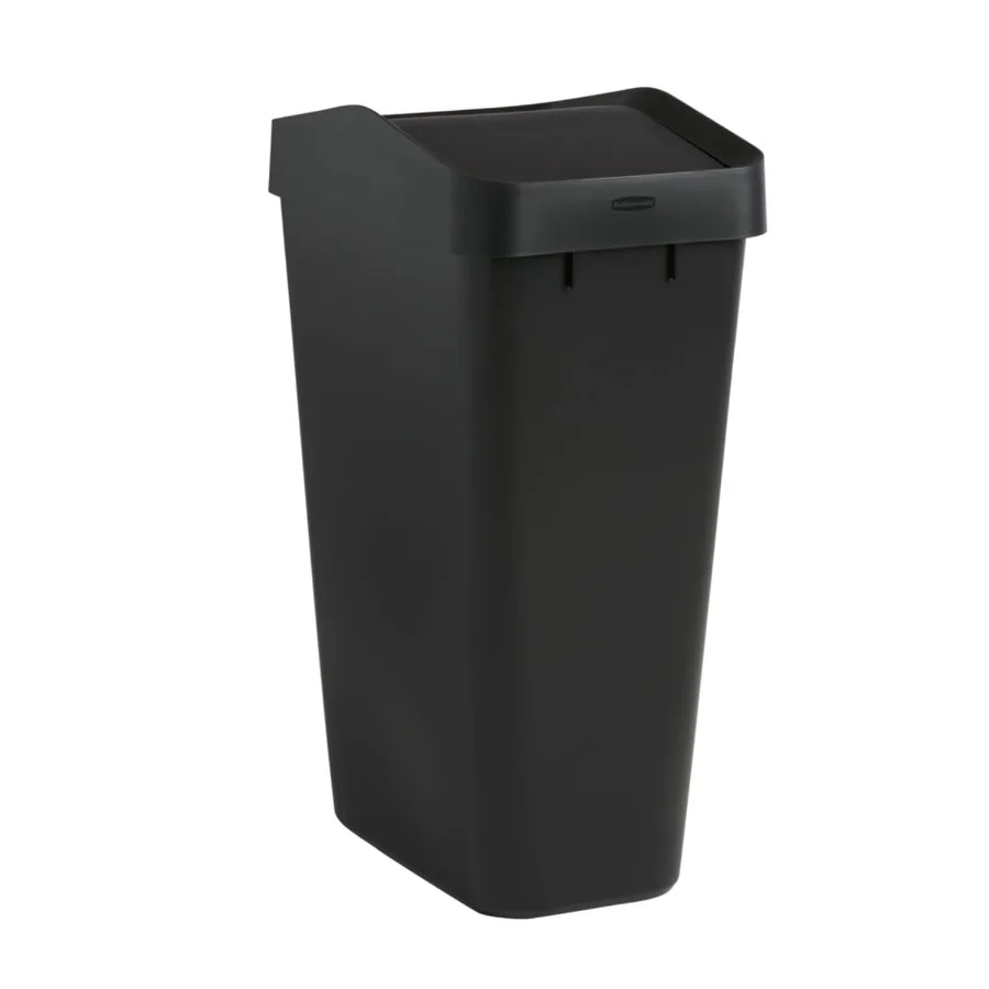 Kitchen Indoor Trash Can, 12.2 Gallon, Plastic, Swing Lid, Garbage Can, Black
Kitchen Indoor Trash Can, 12.2 Gallon, Plastic, Swing Lid, Garbage Can, Black