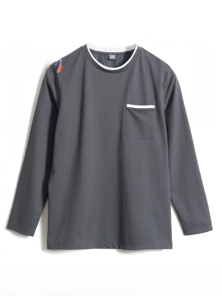 Мужская футболка-поло на осень, имитация двухслойного дизайна, для мужчин среднего возраста, больших размеров, весна-осень...
Мужская футболка-поло на осень, имитация двухслойного дизайна, для мужчин среднего возраста, больших размеров, весна-осень...