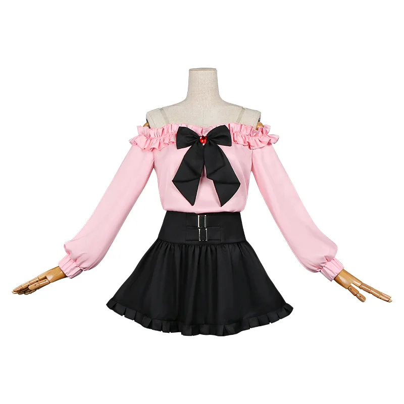 Anime Seraph of The End Krul Tepes Cosplay Costume Pink Shirt Daily Dress Halloween Costumes for Women Girls Cute Suits
Anime Seraph of The End Krul Tepes Cosplay Costume Pink Shirt Daily Dress Halloween Costumes for Women Girls Cute Suits