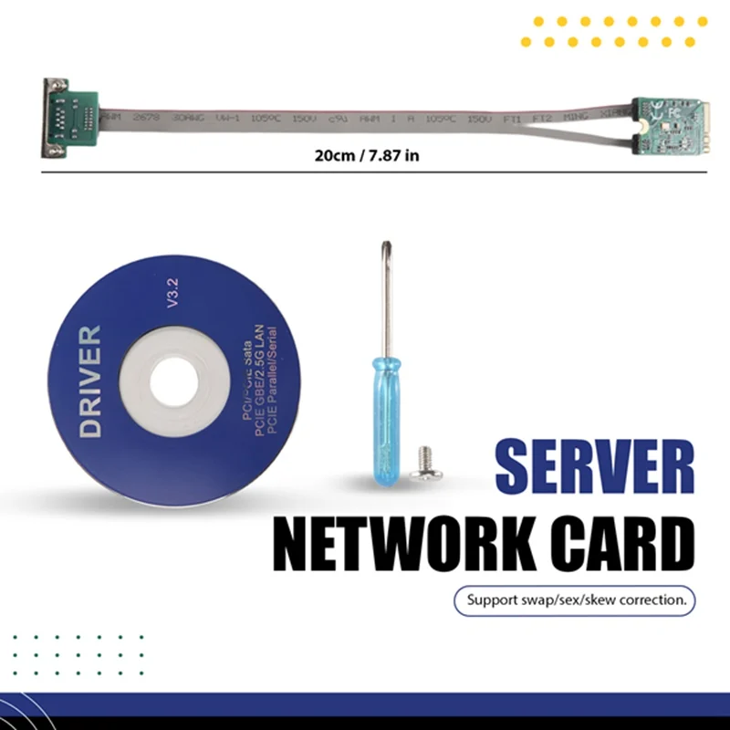 M.2 A+E 2.5G Ethernet Adapter 2.5G/1G/100M Multi-Gigabit M.2 Network Card 8125B COM-ABFB
M.2 A+E 2.5G Ethernet Adapter 2.5G/1G/100M Multi-Gigabit M.2 Network Card 8125B COM-ABFB