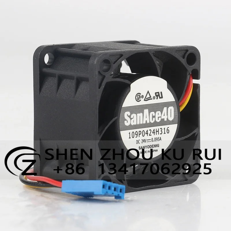 New original SanAce40 Sanyo fan 109P0424H316 DC24V 0.095A Siemens 840D system fan can be used for Siemens NCU fan 40*40*28MM
New original SanAce40 Sanyo fan 109P0424H316 DC24V 0.095A Siemens 840D system fan can be used for Siemens NCU fan 40*40*28MM