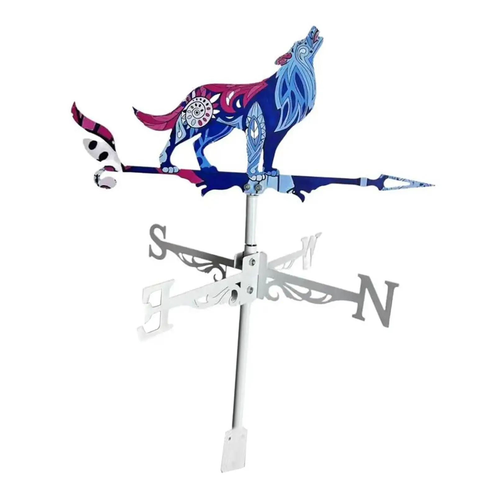 Wolf Metal Weathervane Weather Vane Wind Direction Indicator Animal Wind Vane
Wolf Metal Weathervane Weather Vane Wind Direction Indicator Animal Wind Vane
