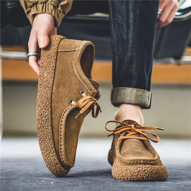 Men's Casual Retro Slip-On Work Shoes Summer Leather Shoes Soft Bottom Bean Bean Shoes for Office Wear Youth Trend Korean Style
Men's Casual Retro Slip-On Work Shoes Summer Leather Shoes Soft Bottom Bean Bean Shoes for Office Wear Youth Trend Korean Style