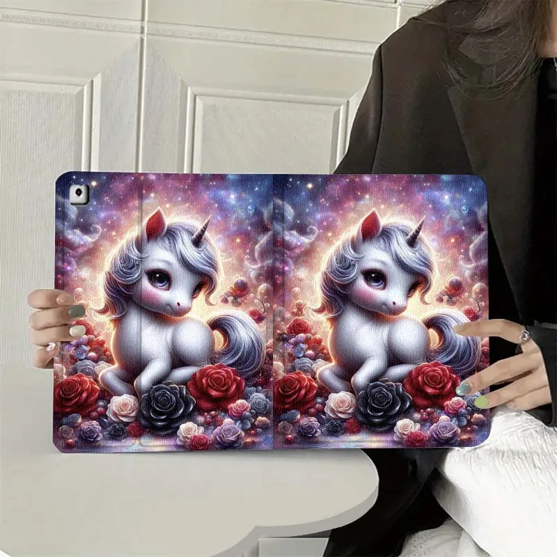 Чехол для планшета с мультяшным единорогом и цветами, светящийся в темноте, для iPad Pro Air 5-го, 6-го, 7-го поколений, 13 дюймов, M3, M4, M5, 12.9, 13.3 дюйма, 2018, 2022, 2024, 2025 годов выпуска
Чехол для планшета с мультяшным единорогом и цветами, светящийся в темноте, для iPad Pro Air 5-го, 6-го, 7-го поколений, 13 дюймов, M3, M4, M5, 12.9, 13.3 дюйма, 2018, 2022, 2024, 2025 годов выпуска