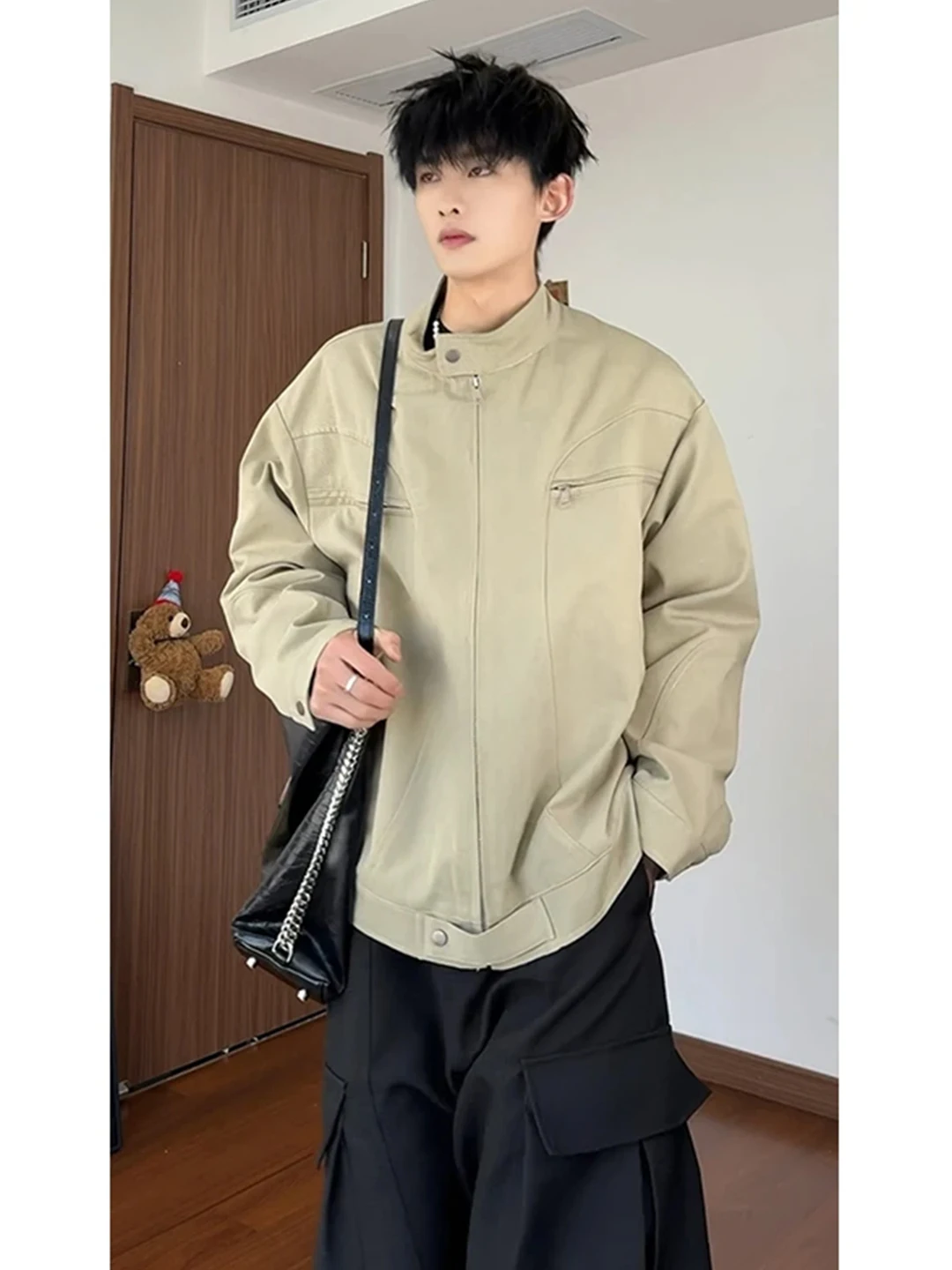 Cleanfit Men's Harrington Jaet Zipper Collar High Street Workwear Heavyweight Trendy Brand American Retro Autumn Coat
Cleanfit Men's Harrington Jaet Zipper Collar High Street Workwear Heavyweight Trendy Brand American Retro Autumn Coat