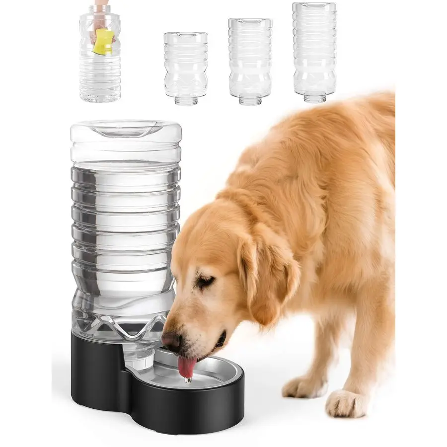 2.5 Gallon Automatic Dog Water Dispenseride Mouth for Easy Handin Cleaningemovable Stainless Steel Bowl Gravity Refilling Large
2.5 Gallon Automatic Dog Water Dispenseride Mouth for Easy Handin Cleaningemovable Stainless Steel Bowl Gravity Refilling Large