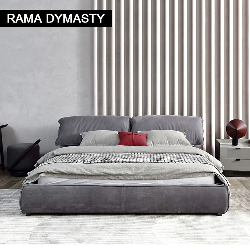 Modern minimalist fabric bed Italian minimalist light luxury master bedroom ins net red creative 1.8m wedding bed double bed
Modern minimalist fabric bed Italian minimalist light luxury master bedroom ins net red creative 1.8m wedding bed double bed