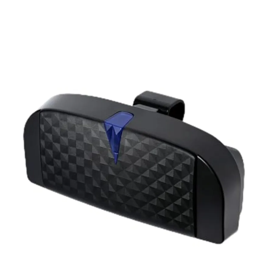 Car Visor Sunglasses Case, Clip-On ABS Sun Visor Eyeglasses Holder, Dual Card Slots Glasses Storage Organizer with Switch Closu
Car Visor Sunglasses Case, Clip-On ABS Sun Visor Eyeglasses Holder, Dual Card Slots Glasses Storage Organizer with Switch Closu