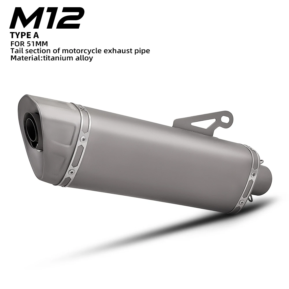 Universal 50/61mm Motorcycle Exhaust Motocross Muffler Escape Moto Titanium alloy Pipe For Z900 Z1000 MT09 GSXR1000 GSXR1300
Universal 50/61mm Motorcycle Exhaust Motocross Muffler Escape Moto Titanium alloy Pipe For Z900 Z1000 MT09 GSXR1000 GSXR1300