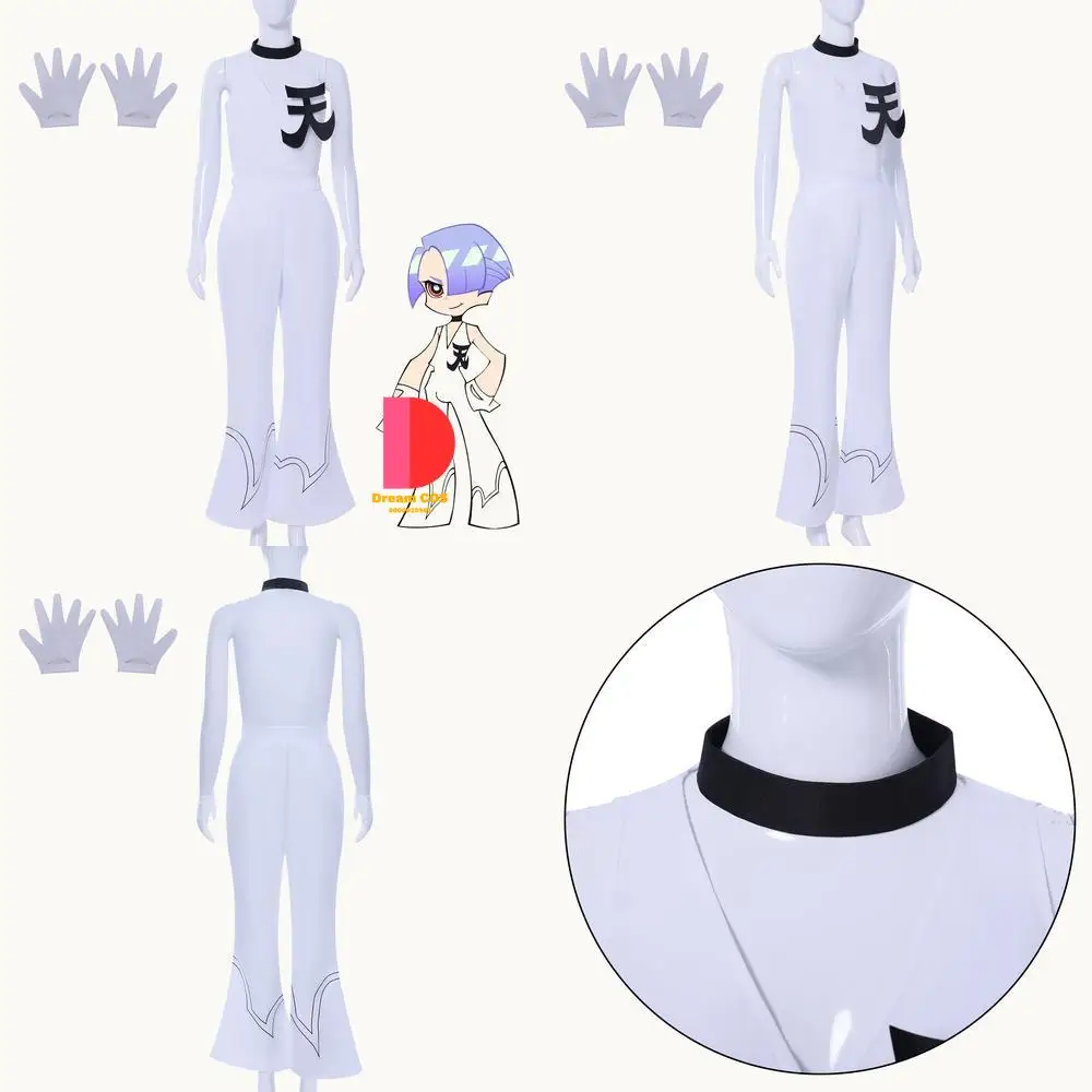 New PANTY & STOCKING Angel Cosplay Costume Anime Polyester White Uniform New Role Play for Women Comic Con Halloween Party
New PANTY & STOCKING Angel Cosplay Costume Anime Polyester White Uniform New Role Play for Women Comic Con Halloween Party