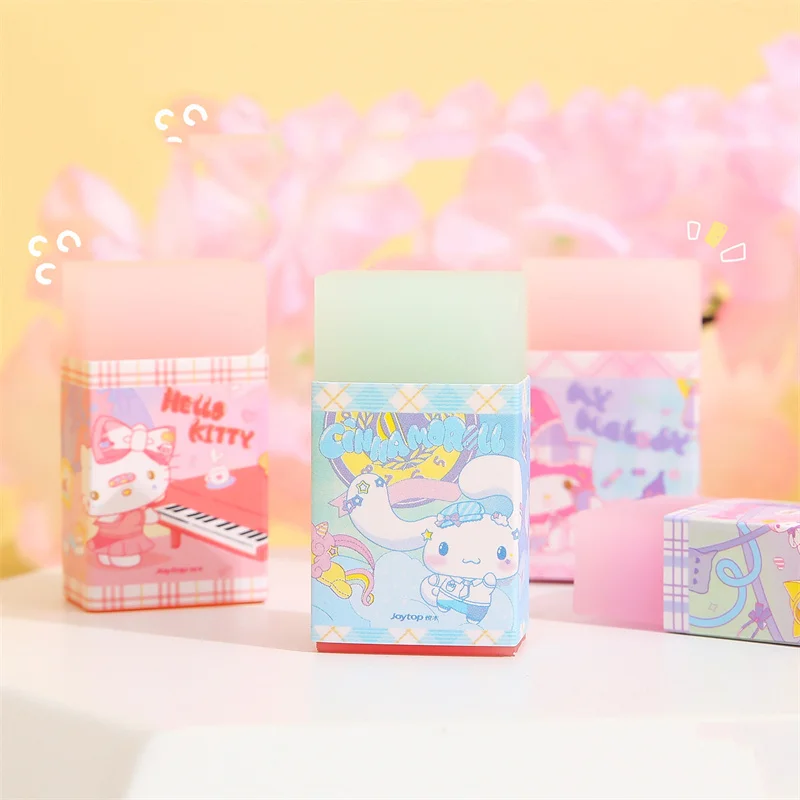 24 pcs/lot Sanrio Kuromi Cinnamoroll Eraser Cute Writing Drawing Rubber Pencil Erasers Stationery For Kids Gifts School Supplies
24 pcs/lot Sanrio Kuromi Cinnamoroll Eraser Cute Writing Drawing Rubber Pencil Erasers Stationery For Kids Gifts School Supplies