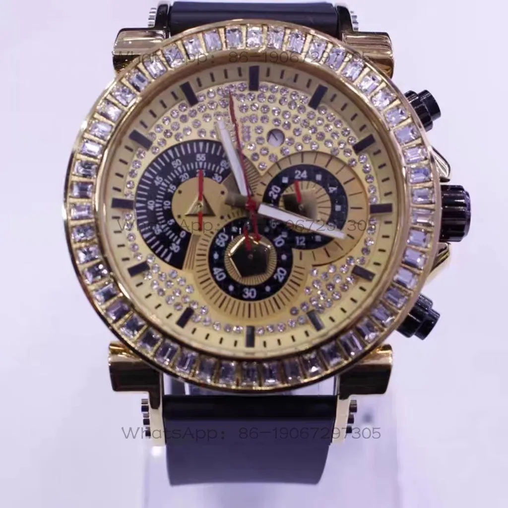 Large plate five time zone watch silicone strap fashion trend quartz couple large plate men's and women's watches
Large plate five time zone watch silicone strap fashion trend quartz couple large plate men's and women's watches