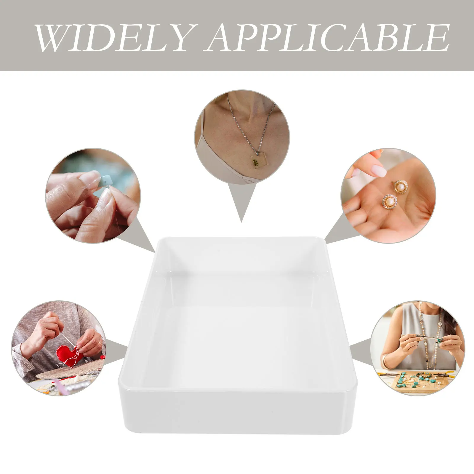 Kitchen Drawer Organizer 6.8X4.7X1.6Inch Pet Cutlery Storage Box Lightweight Utensil Tray Divider For Silverware Spoon
Kitchen Drawer Organizer 6.8X4.7X1.6Inch Pet Cutlery Storage Box Lightweight Utensil Tray Divider For Silverware Spoon