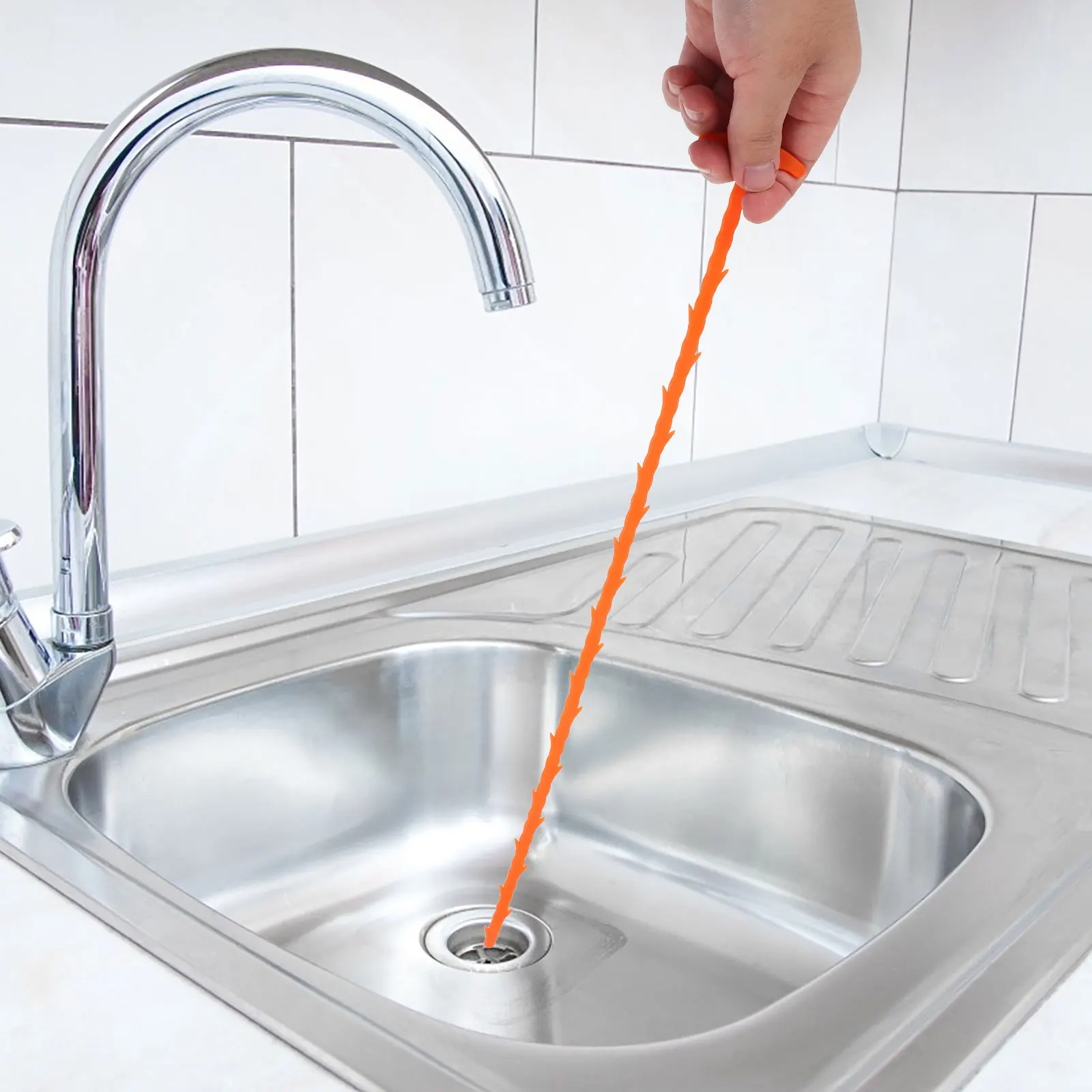 6pcs Drain Remover Cleaning Tool Flexible Bendable Clog Cleaner For Sink Shower Toilet Drain Hair Dredging Pipeline Hook
6pcs Drain Remover Cleaning Tool Flexible Bendable Clog Cleaner For Sink Shower Toilet Drain Hair Dredging Pipeline Hook