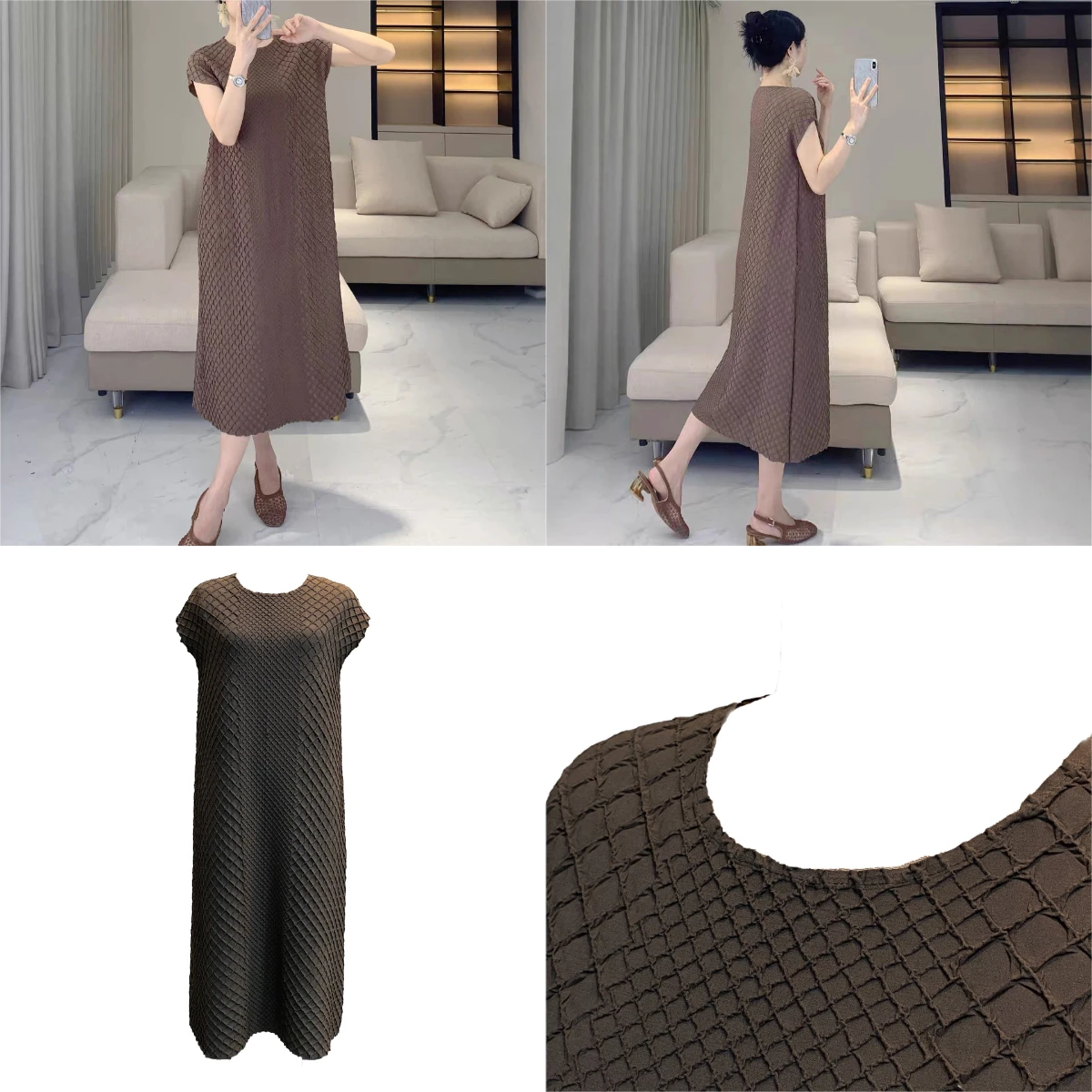 Miyake Fold 2025 Dress Embroidered Sleeveless Long Dress Fashion Solid Color Style Medium Length A-line Skirt for Children
Miyake Fold 2025 Dress Embroidered Sleeveless Long Dress Fashion Solid Color Style Medium Length A-line Skirt for Children