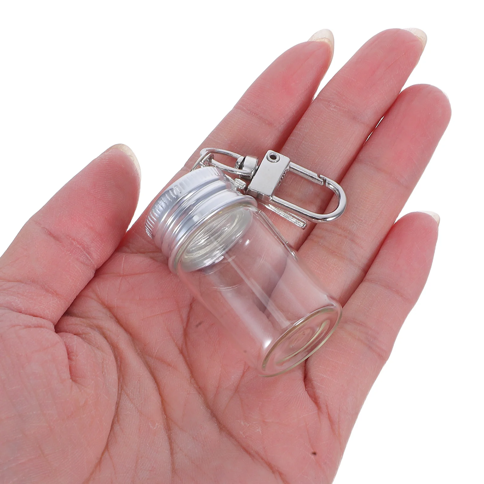 10Pcs Mini Glass Wishing Bottle Keychain Clear Tiny Spell Vial Pendant Drifting Bottle Charm for DIY Decor Drifting Jar Keychain 
10Pcs Mini Glass Wishing Bottle Keychain Clear Tiny Spell Vial Pendant Drifting Bottle Charm for DIY Decor Drifting Jar Keychain