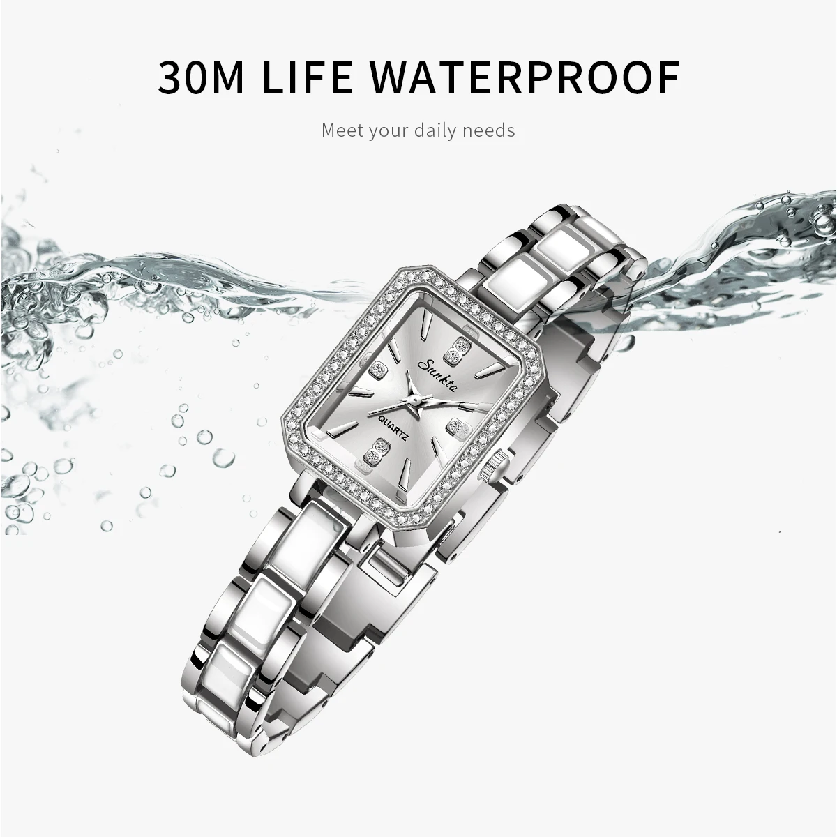 SUNKTA Fashion Ladies Stainless Steel Watch Quartz Watch Elegant Luxury Wristwatch for Women Luminous reloj de mujer
SUNKTA Fashion Ladies Stainless Steel Watch Quartz Watch Elegant Luxury Wristwatch for Women Luminous reloj de mujer
