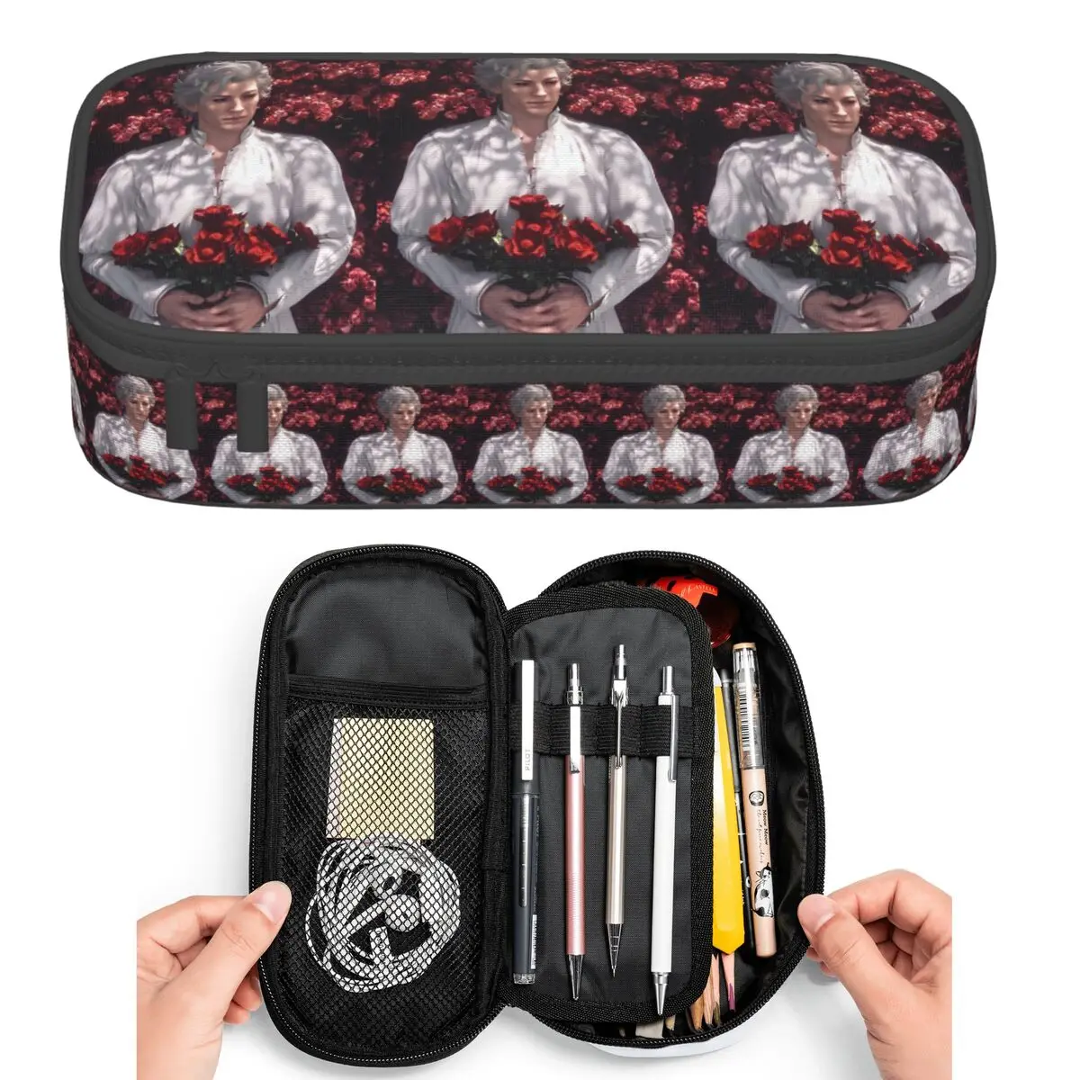 Baldur's Gate 3 Astarion Vampire Character Pencil Cases for Student Pen Box Pencil Bag Large Capacity Pencil Pouch Pen Holder
Baldur's Gate 3 Astarion Vampire Character Pencil Cases for Student Pen Box Pencil Bag Large Capacity Pencil Pouch Pen Holder