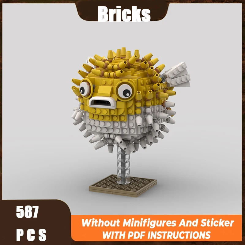 Изысканный новый строительный блок MOC, художественная модель для украшения дома, океанская рыба-пухотворена, модульная детская игрушка, подарок, набор для сборки «сделай сам»
Изысканный новый строительный блок MOC, художественная модель для украшения дома, океанская рыба-пухотворена, модульная детская игрушка, подарок, набор для сборки «сделай сам»