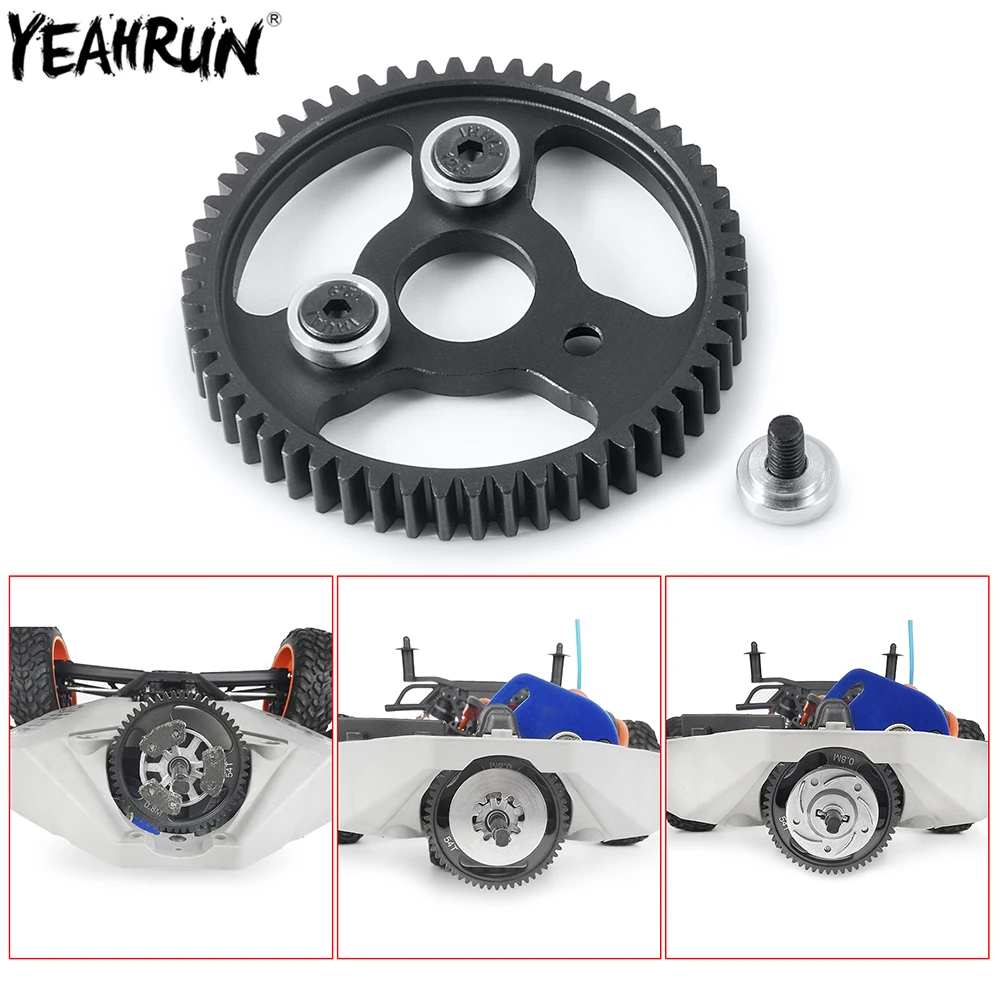 YEAHRUN металлическая сталь 32P 54T большая шестерня для 1/10 вершины Revo E-Revo Slash RC грузовик автомобиль обновленные детали
YEAHRUN металлическая сталь 32P 54T большая шестерня для 1/10 вершины Revo E-Revo Slash RC грузовик автомобиль обновленные детали