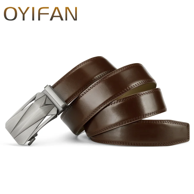 OYIFAN High Quality Genuine Cowhide Leather Belt For Men Ratcheting Adjustable Automatic Belt, Business Belt Matching jeans
OYIFAN High Quality Genuine Cowhide Leather Belt For Men Ratcheting Adjustable Automatic Belt, Business Belt Matching jeans